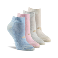 Socquettes sportives pour femmes, Copper Sole, paquet de 4&nbsp;paires Front_Angled_Right