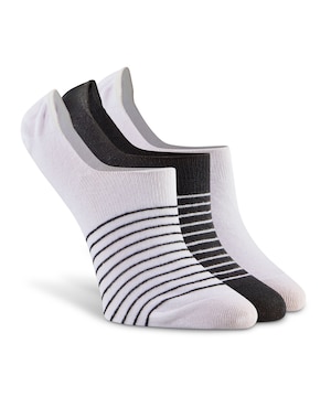 Shambhala Women's 3 Pack Cotton Blend Sneaker Cut Socks