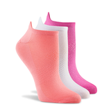 Shambhala Women's 3 Pack Microfibre Low Cut Sport Socks Front_Angled_Right