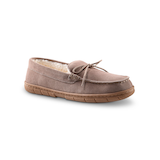 WindRiver Women's Suede Mocc Slippers Front_Three_Fourths_Angled_Right