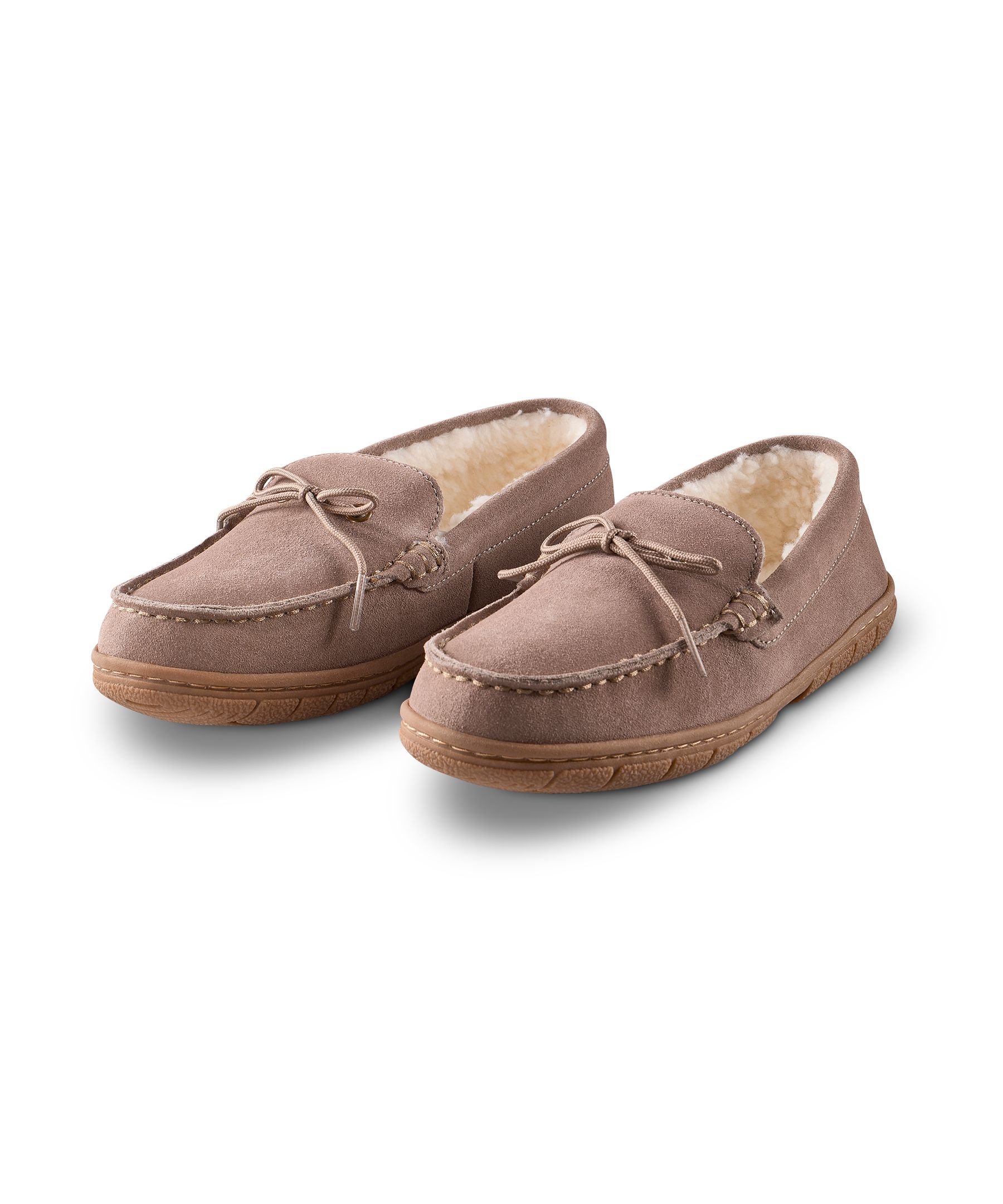 Pantoufles mocassins en suède pour femmes, WindRiver