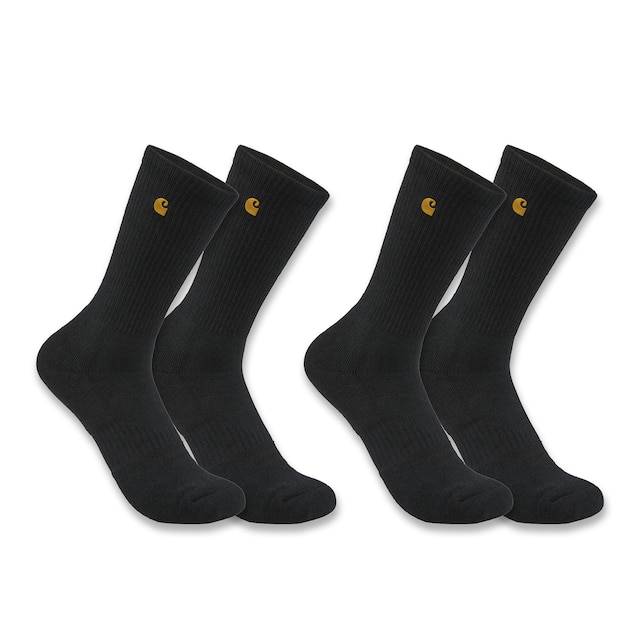 Carhartt 2 Pack Force Chaussettes d'équipage de poids moyen pour femme