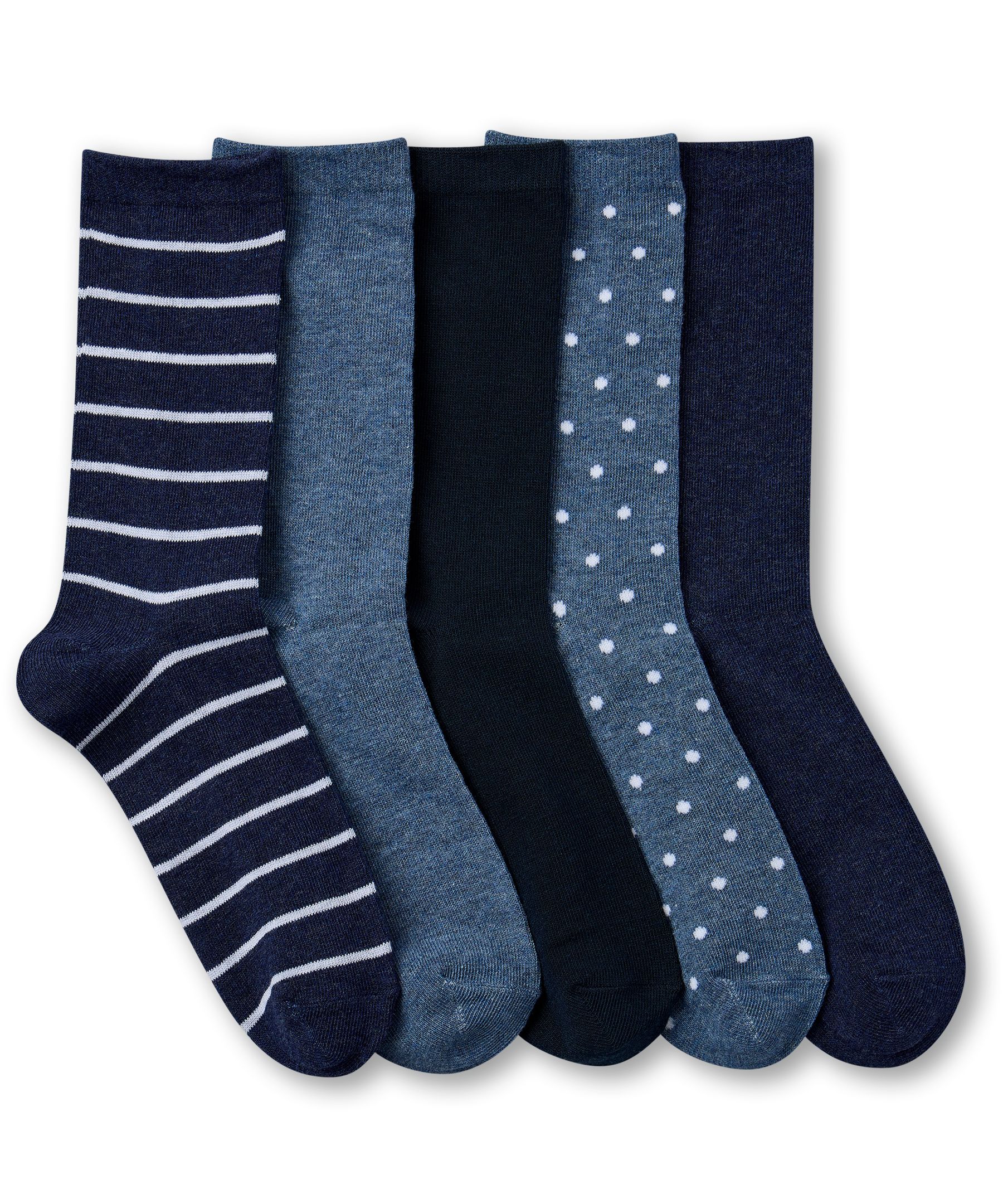 Denver Hayes Women's 5 pk FreshTech Crew Socks