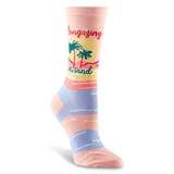 Mi-chaussettes en coton à motifs pour femmes, Denver Hayes Front_Angled_Right