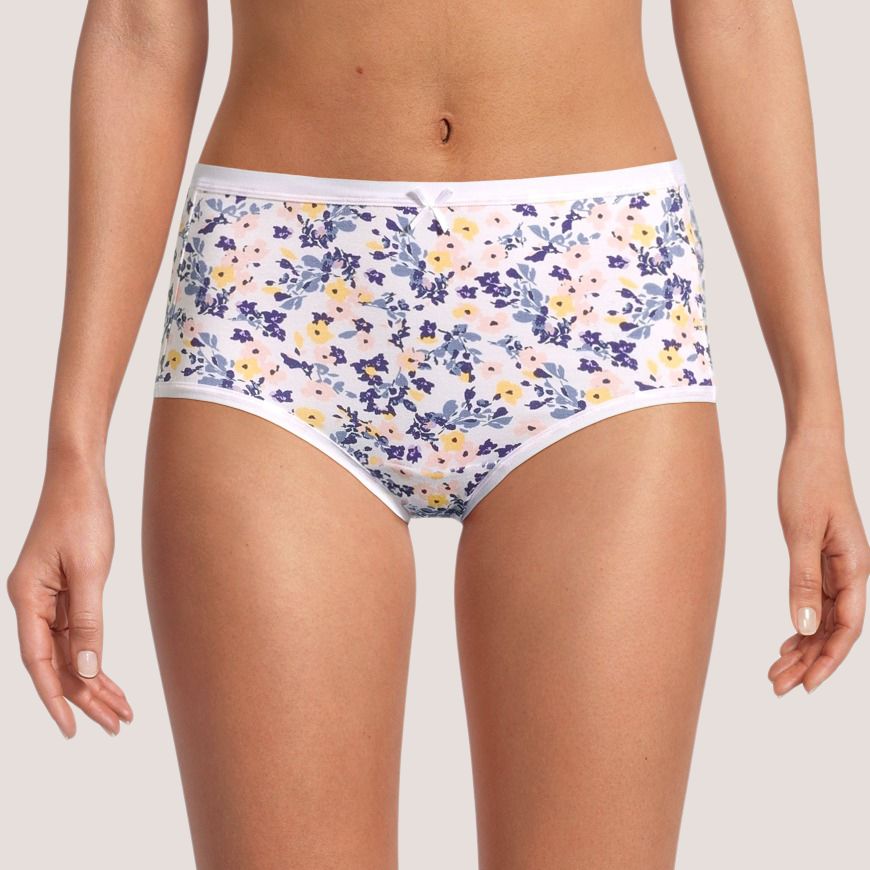 Denver Hayes Women's 2 Pack PFP Cotton Stretch Modern Brief Underwear