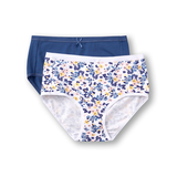 Caleçon moderne extensible en coton LCP pour femmes, Denver Hayes, paquet de 2 Front_Flat