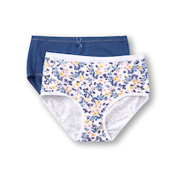 Denver Hayes Women's 2 Pack PFP Cotton Stretch Modern Brief Underwear Front_Flat