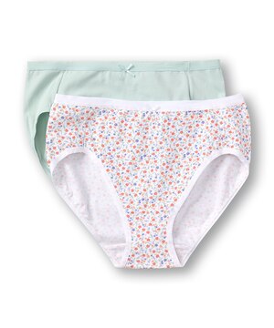 Denver Hayes Women's 2 Pack PFP Cotton Stretch High-Cut Underwear