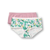 Denver Hayes Women's 2 Pack PFP Cotton Stretch Hip Hugger Underwear Front_Flat