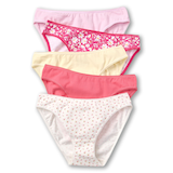 Denver Hayes Women's 5 Pack Cotton Stretch Bikini Underwear Front_Flat