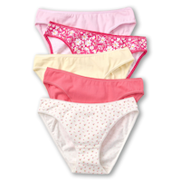 Denver Hayes Women's 5 Pack Cotton Stretch Bikini Underwear Front_Flat