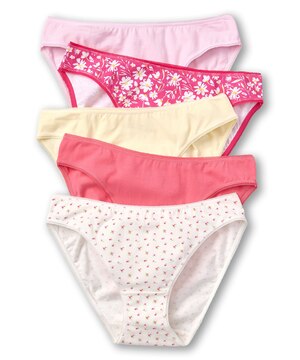 Culotte bikini en coton extensible pour femmes, Denver Hayes, paquet de 5