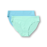 Culotte bikini invisible LCP pour femmes, Denver Hayes, paquet de 2 Front_Flat
