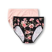 Denver Hayes Women's 2 Pack PFP Cotton Stretch High-Cut Underwear Front_Flat