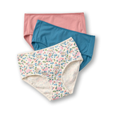 Caleçon moderne extensible en coton pour femmes, Denver Hayes, paquet de 3 Front_Flat