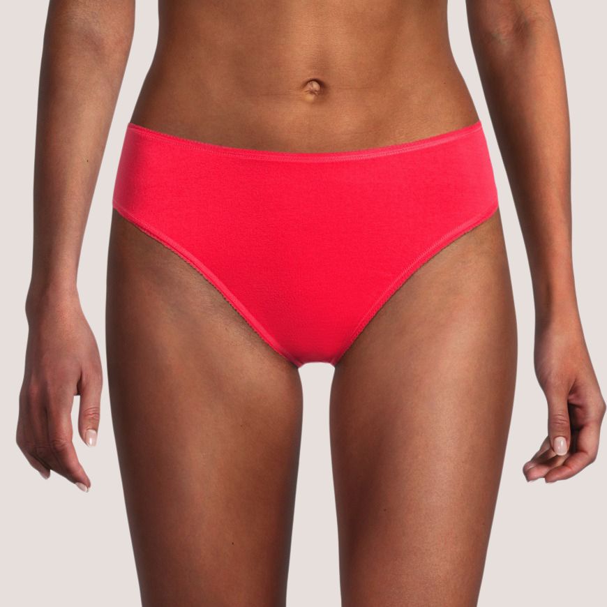 Denver Hayes Women's 5 Pack Cotton Stretch High-Cut Underwear