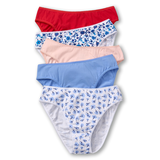 Denver Hayes Women's 5 Pack Cotton Stretch High-Cut Underwear Front_Flat