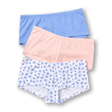 Denver Hayes Women's 3 Pack Cotton Stretch Boyshort Underwear Front_Flat