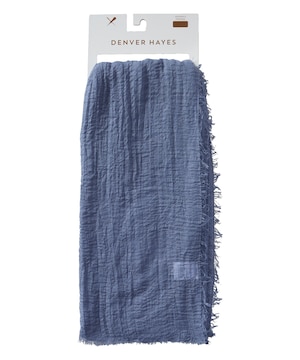 Foulard double couche en mousseline pour femmes, Denver Hayes