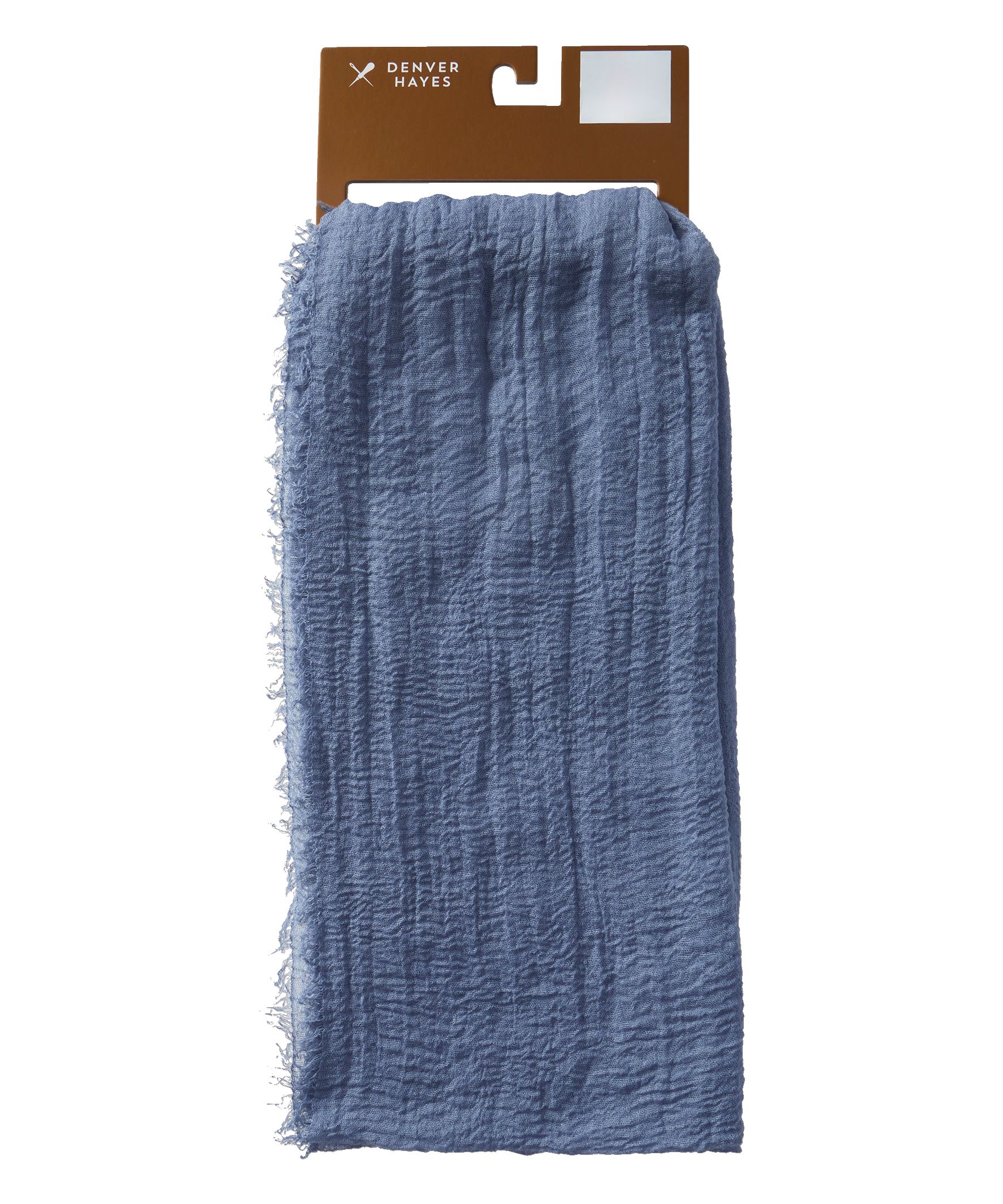 Foulard double couche en mousseline pour femmes, Denver Hayes