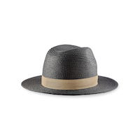 Denver Hayes Women's Fedora Hat with Band Front_Flat