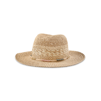 Chapeau en paille à motif pour femmes, Denver Hayes Front_Flat