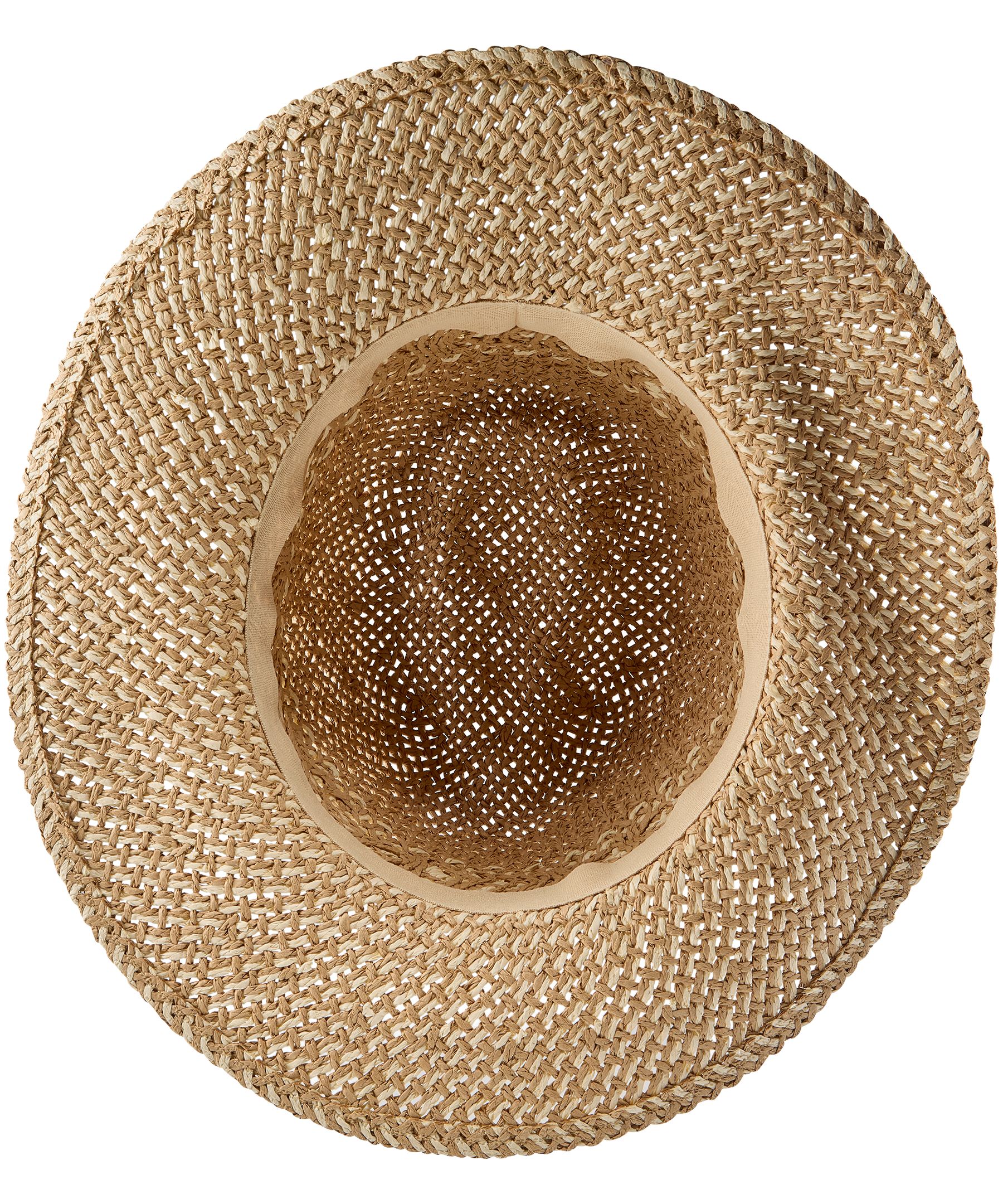 Chapeau en paille à motif pour femmes, Denver Hayes