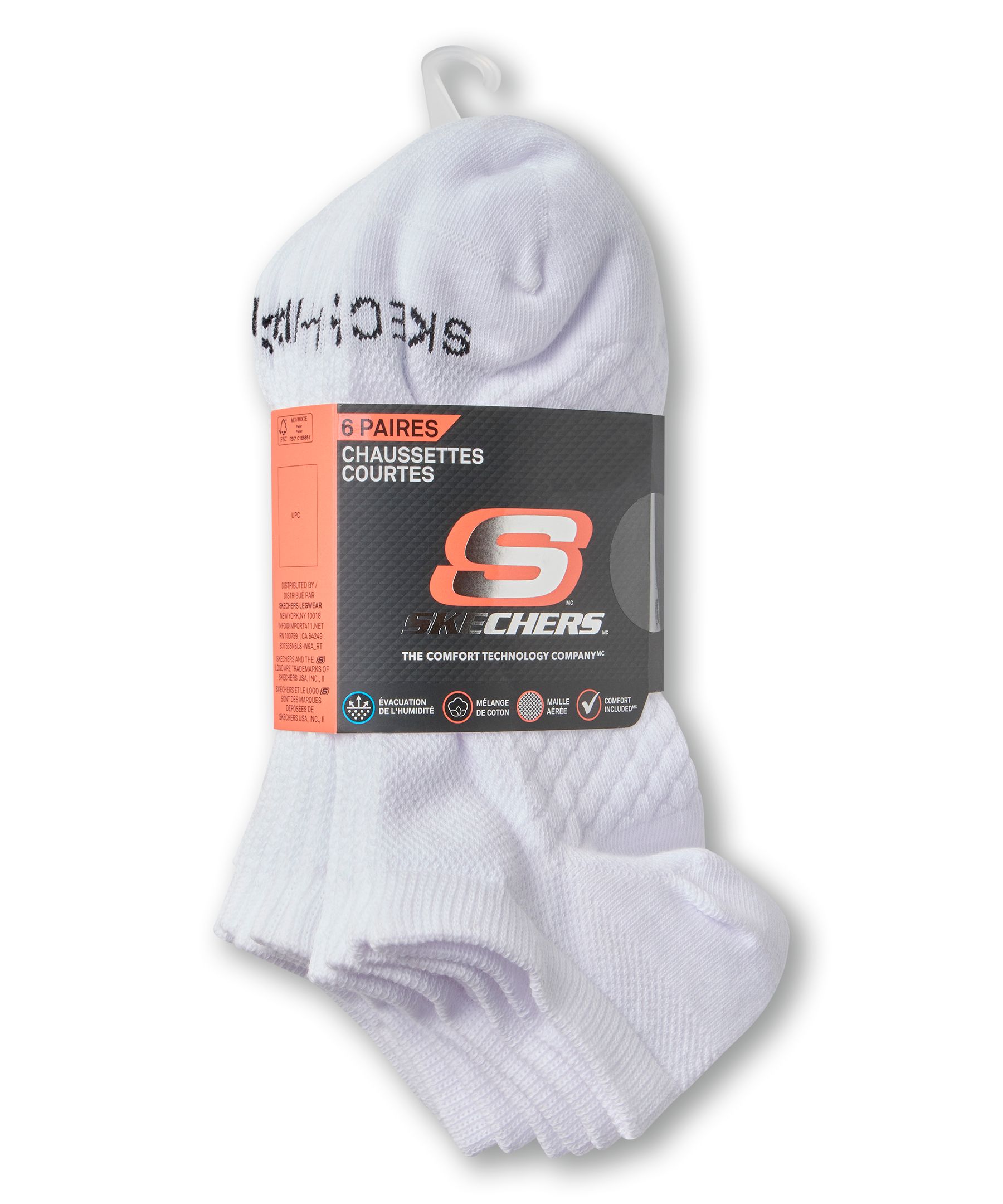 Skechers Women's 6 Pack Low Cut Socks