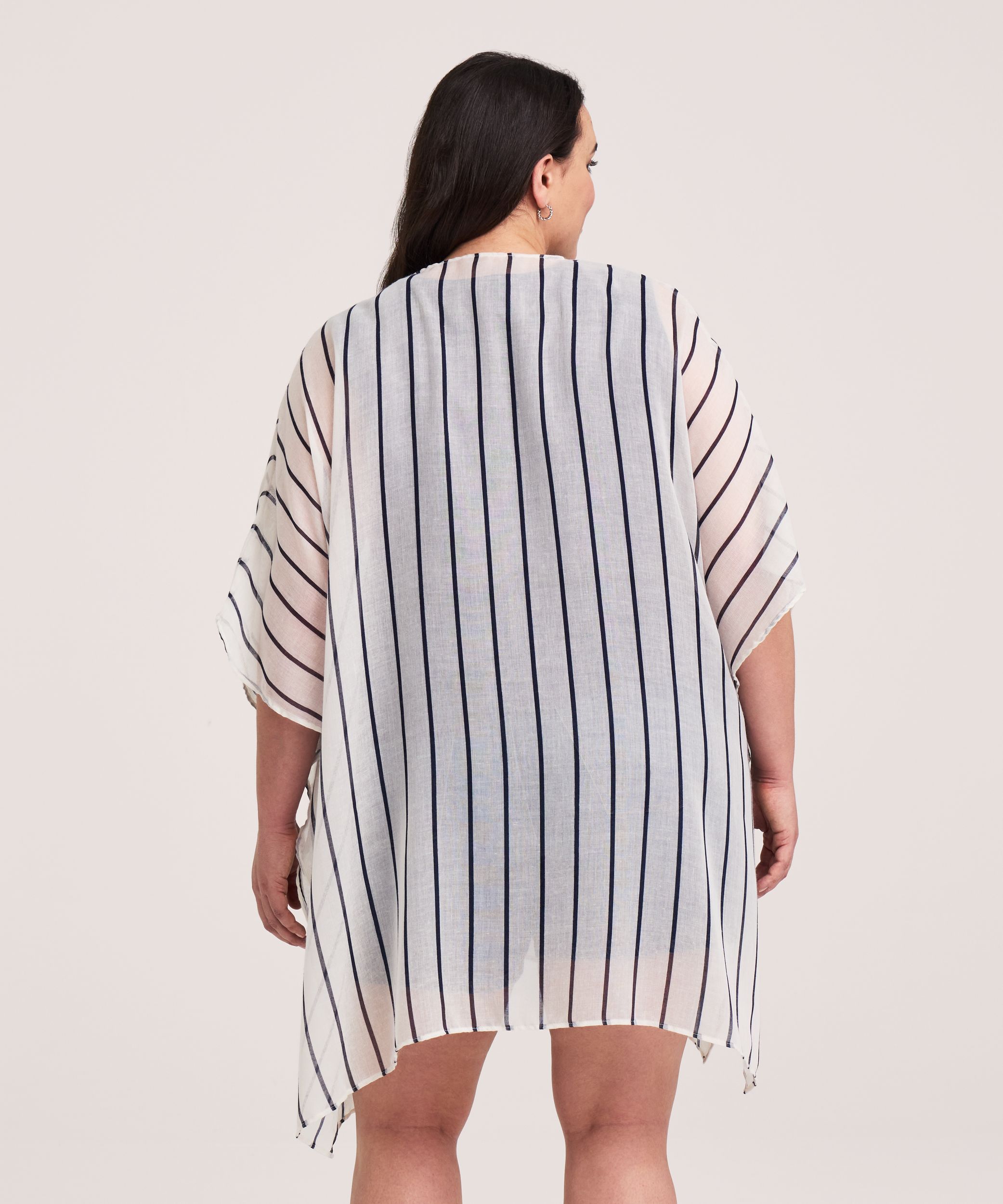 Foulard de style ruana à rayures pour femmes, Denver Hayes