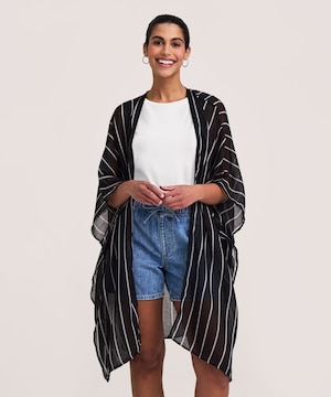 Denver Hayes Women's Striped Ruana