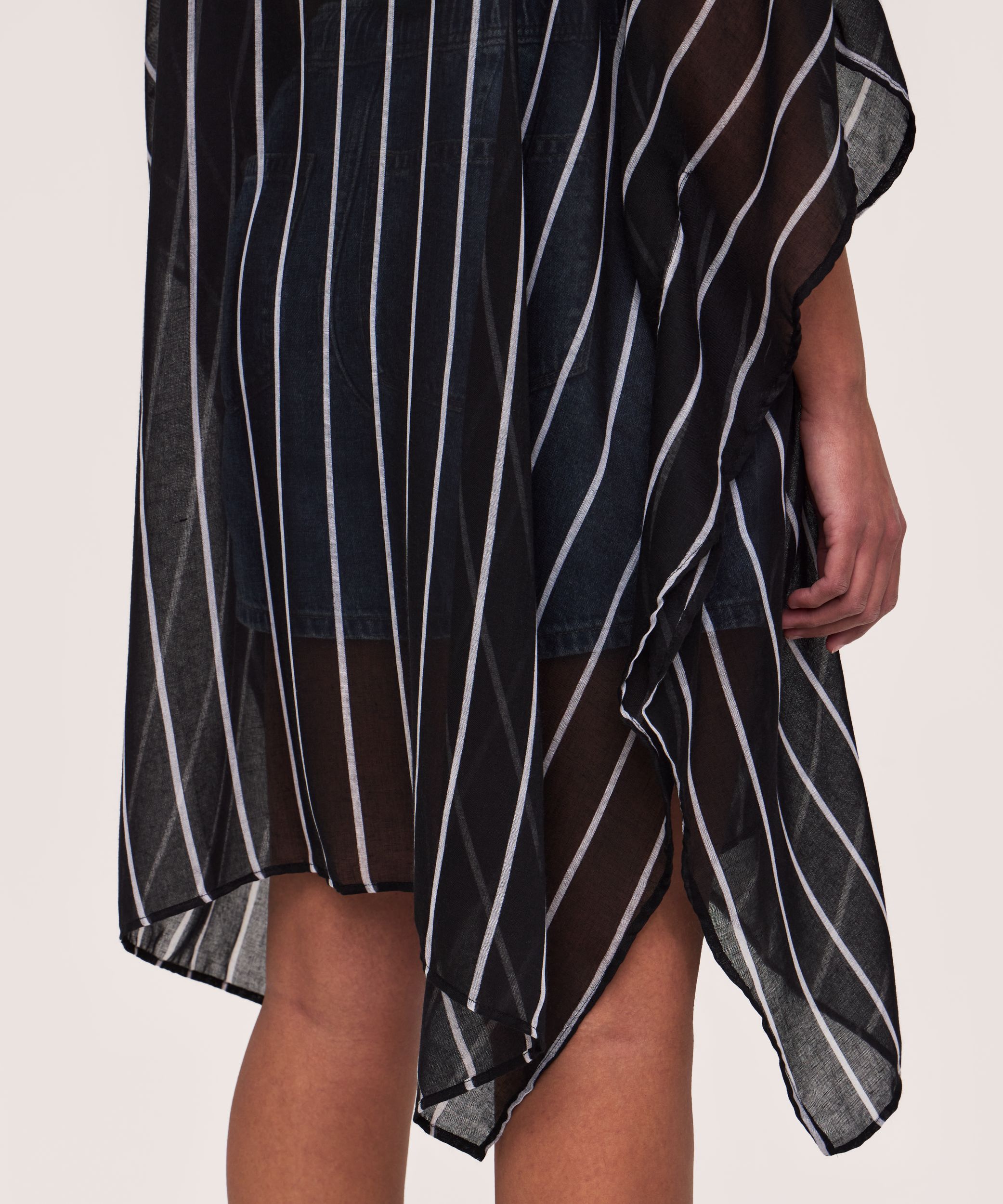 Foulard de style ruana à rayures pour femmes, Denver Hayes