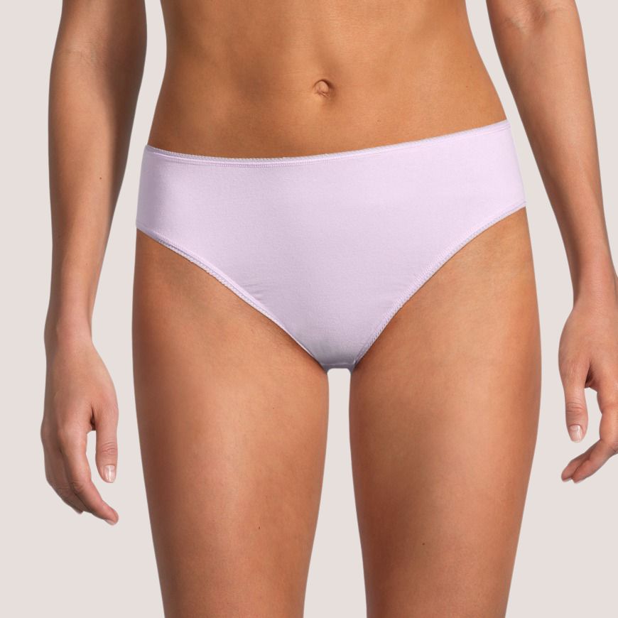 Denver Hayes Women's 5 Pack Cotton Stretch High-Cut Underwear