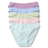Denver Hayes Women's 5 Pack Cotton Stretch Bikini Underwear Front_Flat