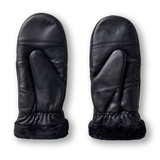 Denver Hayes Women's Leather Mitts with Faux Fur Lining Composite_or_Mixed