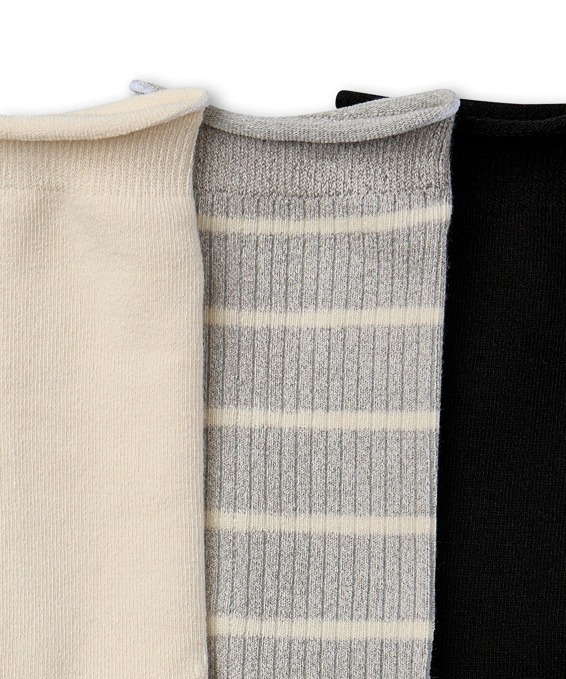 Mi-chaussettes en coton modal pour femmes, Denver Hayes, paquet de 3&nbsp;paires