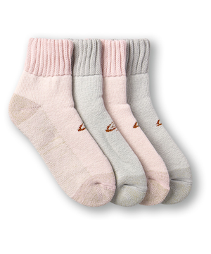 Chaussettes un quart brossées T-MAX pour femmes, Copper Sole, paquet de 2&nbsp;paires