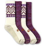 Copper Sole Women's 2 Pack T-MAX Brushed Crew Socks Side_Right
