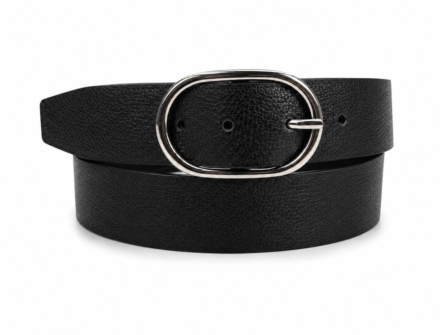 Denver Hayes Women's Oval Centre Bar with Burnished Edge Belt