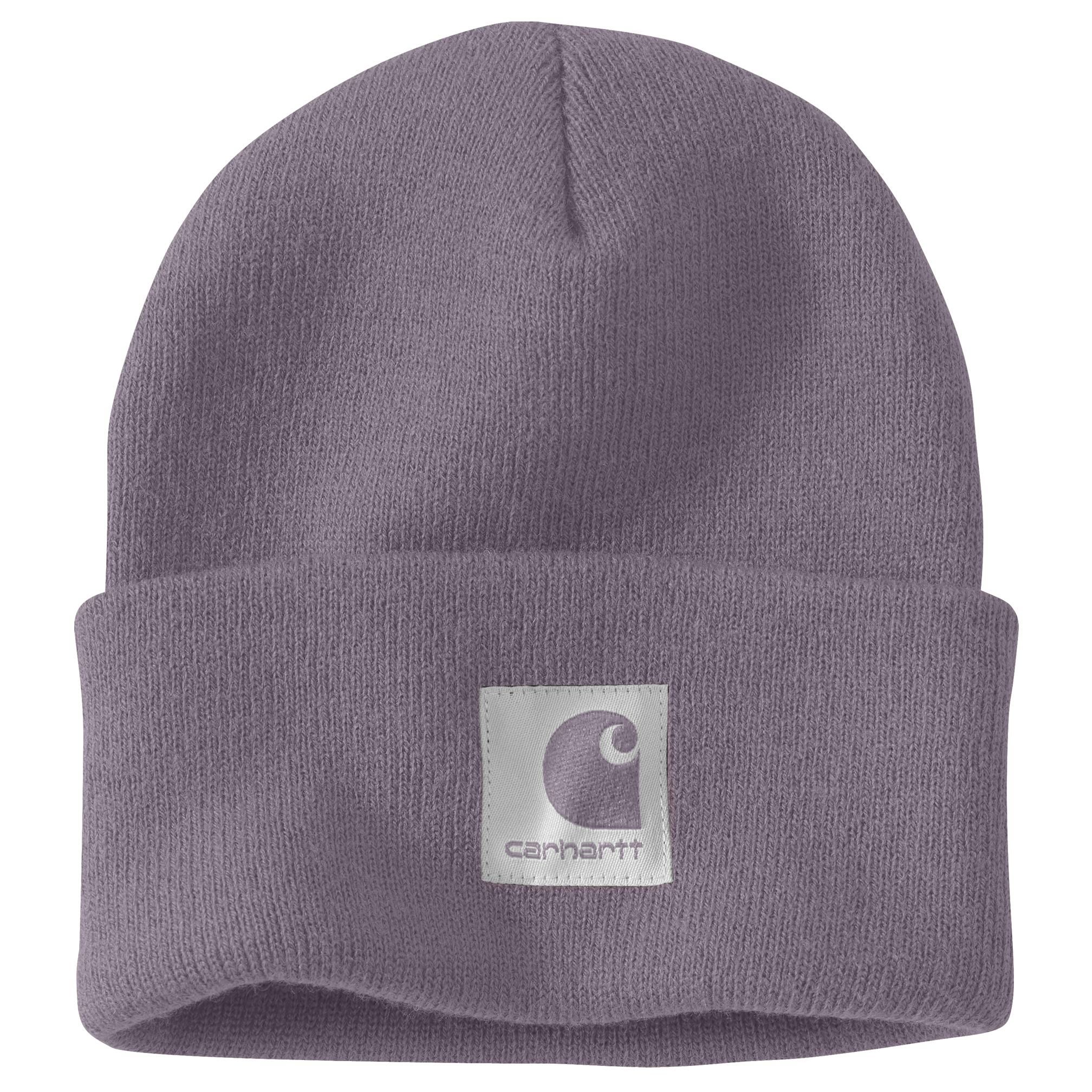 Bonnet à revers en tricot côtelé doublé en satin pour femmes, Carhartt