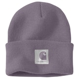 Bonnet à revers en tricot côtelé doublé en satin pour femmes, Carhartt