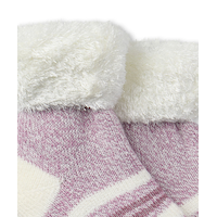 Chaussettes de maison avec revers en plumes et T-MAX Heat pour femmes, WindRiver