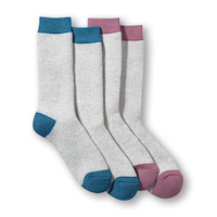 Mi-chaussettes isothermes légères T-Max pour femmes, WindRiver, paquet de 2 paires