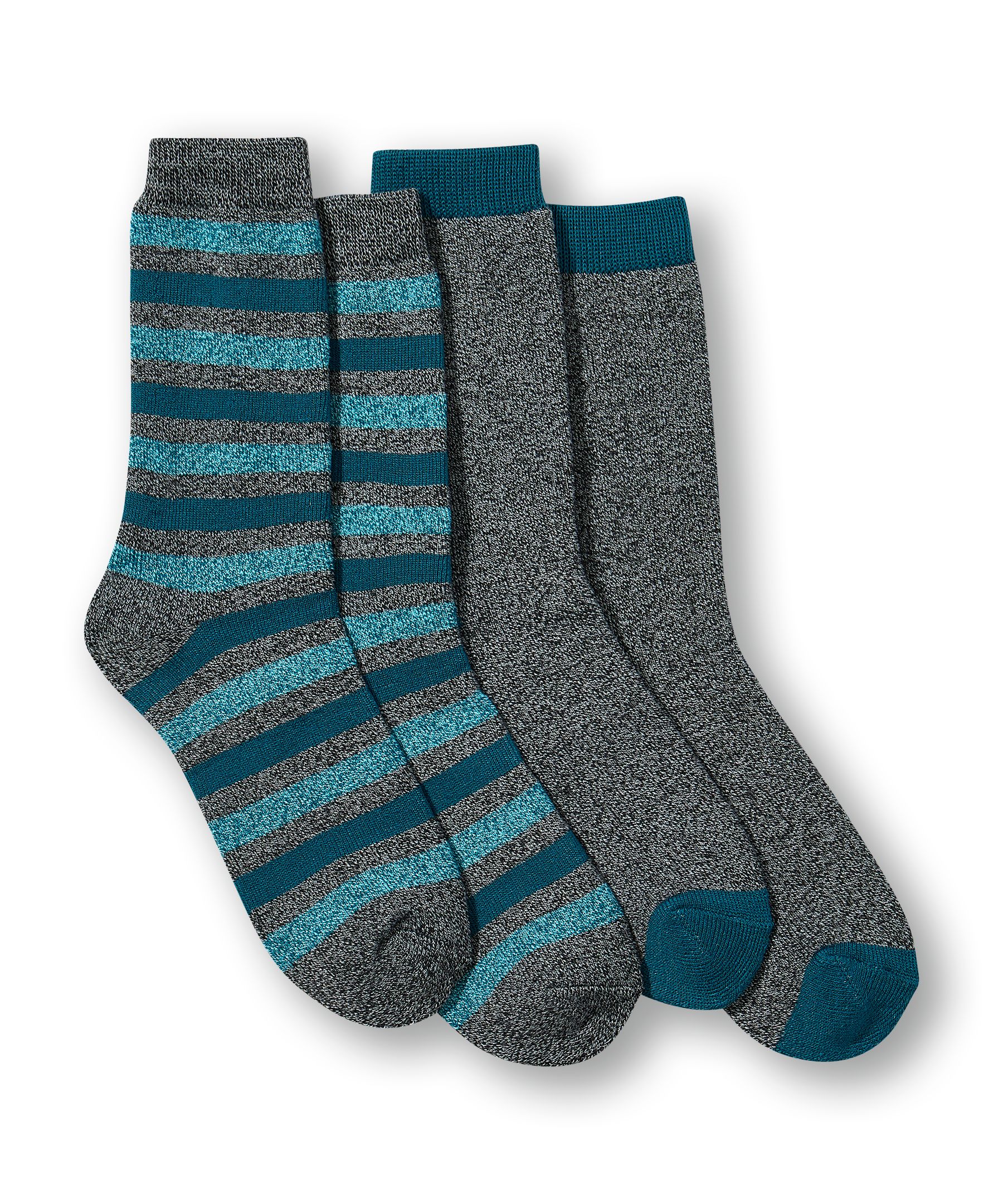 Chaussettes de plein air rayées WindRiver T-MAX pour femmes, paquet de 2&nbsp;paires