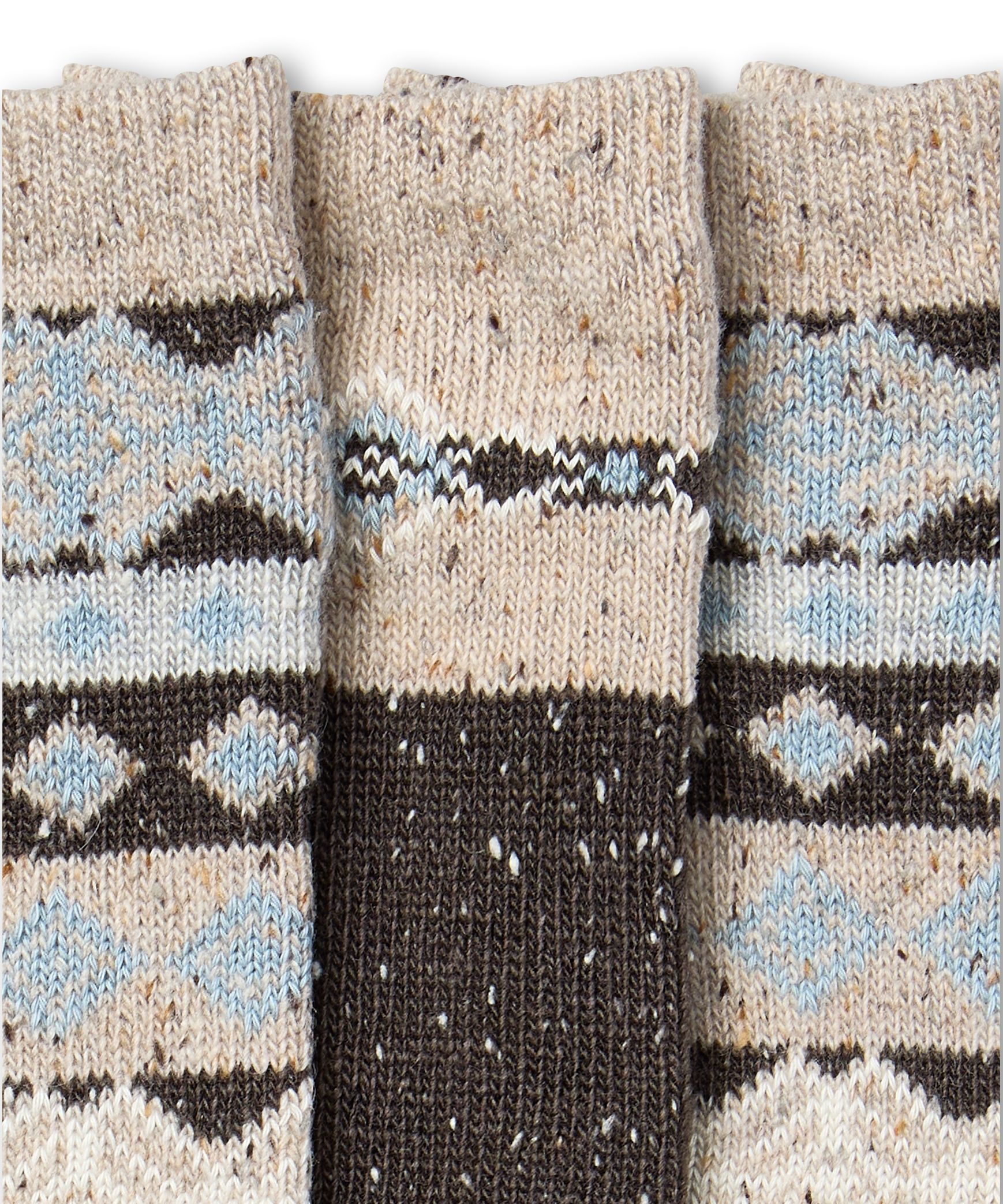 Chaussettes décontractées WindRiver T-MAX en tweed avec imprimé, pour femmes, paquet de 2&nbsp;paires
