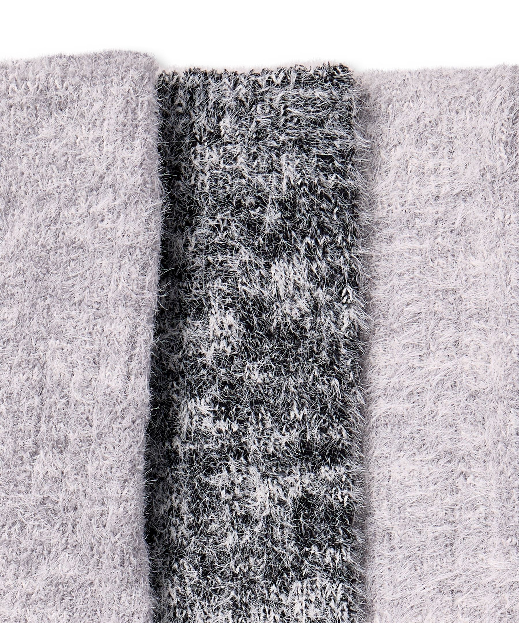 Mi-chaussettes en fil de chenille torsadé pelucheux ultradouces pour femmes, Denver Hayes, paquet de 2&nbsp;paires