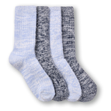Denver Hayes Women's SuperSoft Chenille Twisted Furry Yarn Crew Socks 2pk Side_Right