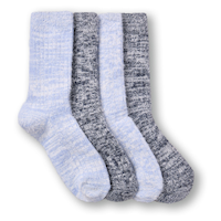 Mi-chaussettes en fil de chenille torsadé pelucheux ultradouces pour femmes, Denver Hayes, paquet de 2&nbsp;paires