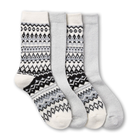 Chaussettes à motif nordique ultradouces pour femmes, Denver Hayes, paquet de 2&nbsp;paires