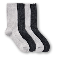 Denver Hayes Women's SuperSoft Cable Knit Socks 2pk