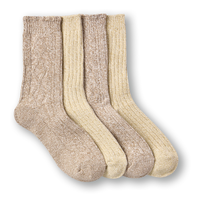 Denver Hayes Women's SuperSoft Cable Knit Socks 2pk